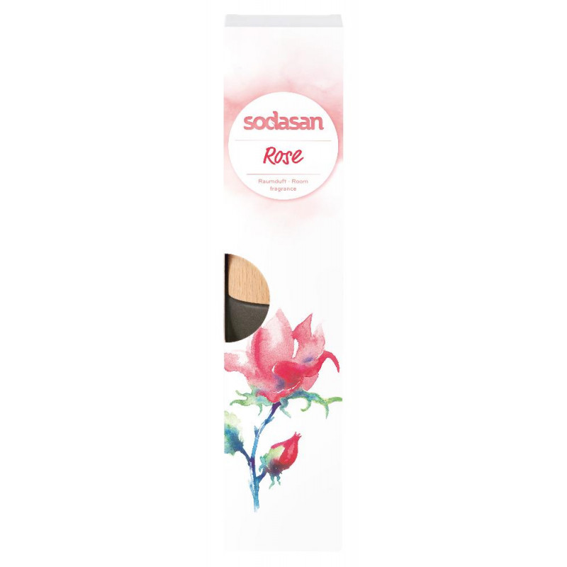 Sodasan Raumduft Rose  200 ml Glasflasche