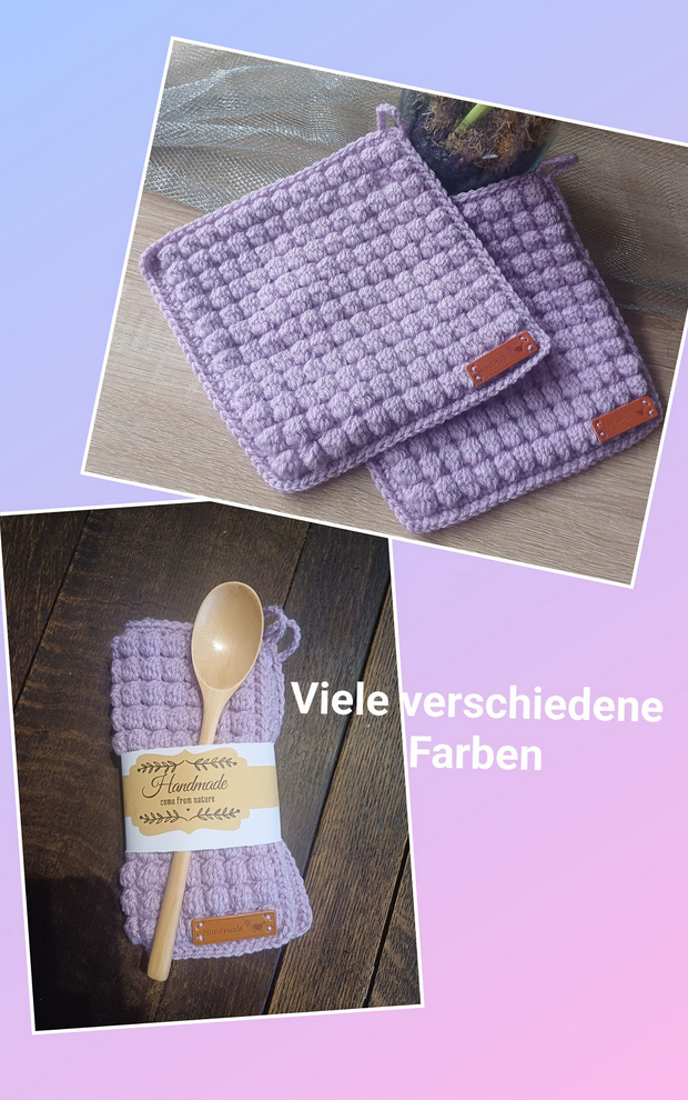 Topflappen handmade with love