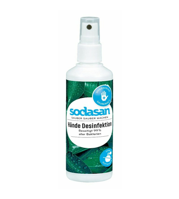 Sodasan Händedesinfektion Flasche mit Fingerzerstäuber 100 ml