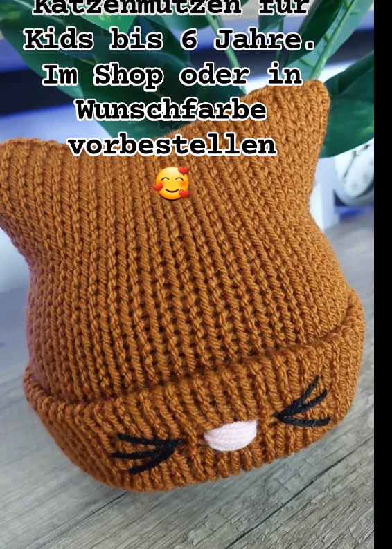 Katzenmützen für Kinder