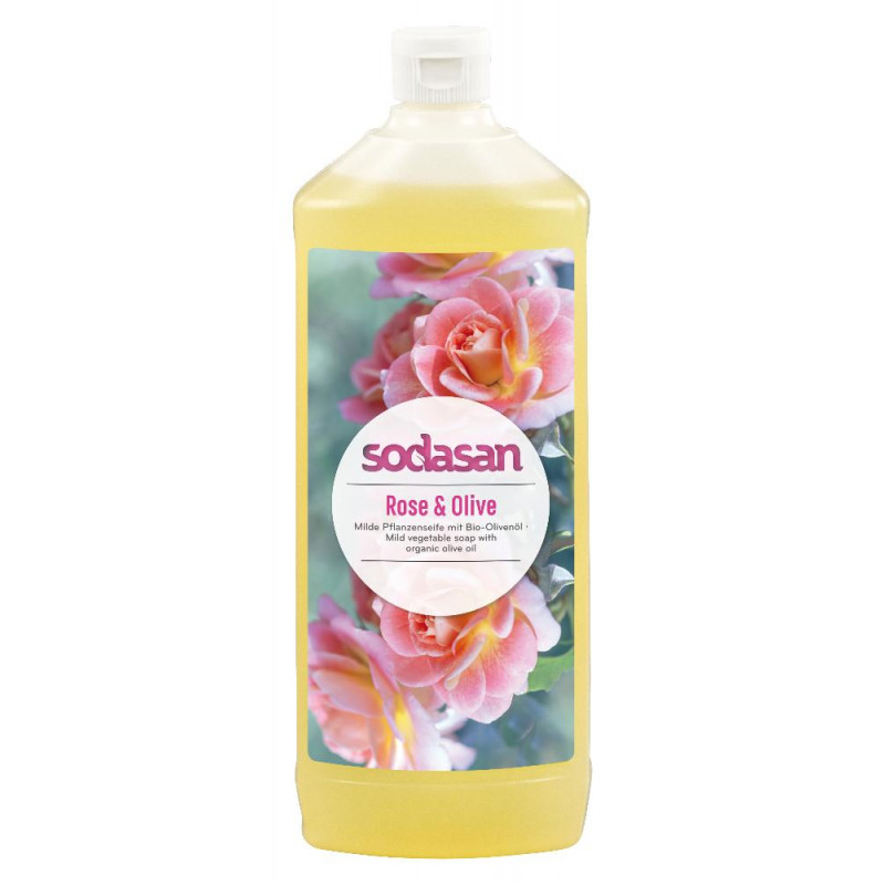 Sodasan Rose-Olive Flüssigseife 1 l