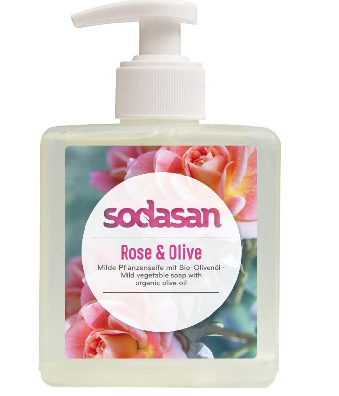 Sodasan Rose-Olive Flüssigseife 300 ml