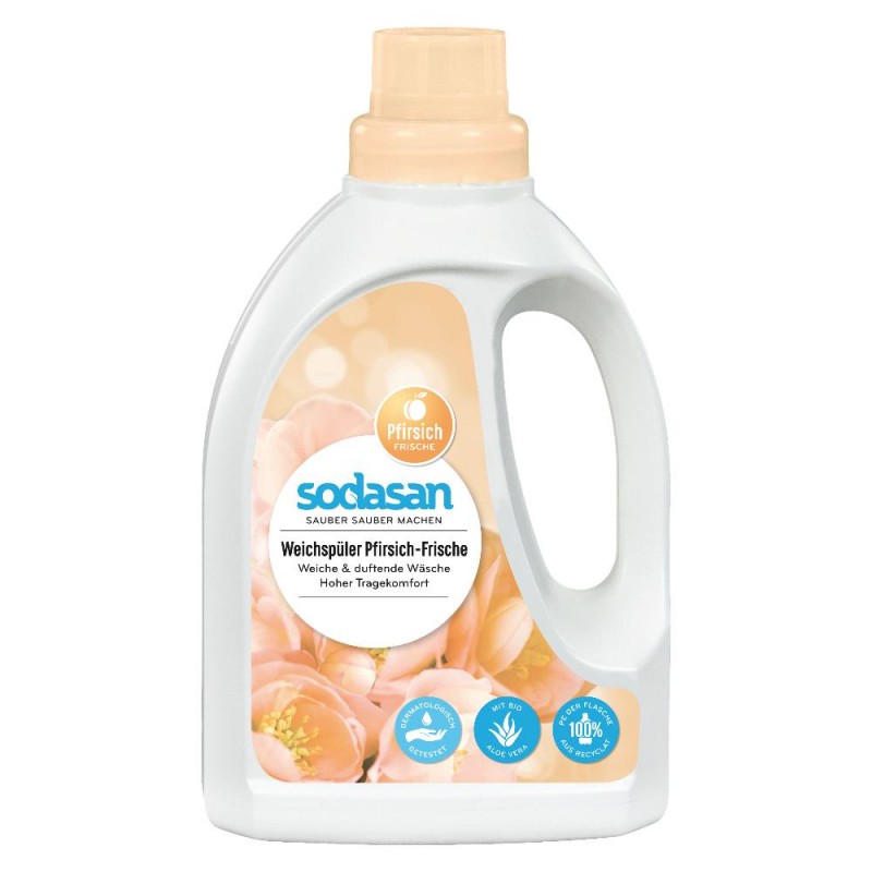 Sodasan Weichspüler Pfirsich Frische  750 ml