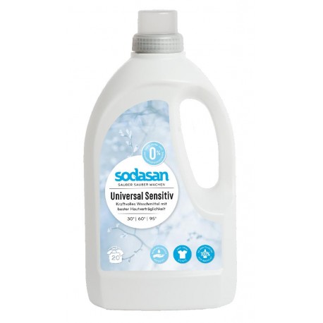 Sodasan Universalflüssigwaschmittel Sensitive 1,5 l