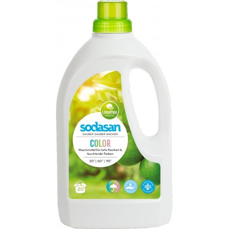 Sodasan Color Limette Flüssigwaschmittel 1,5 l